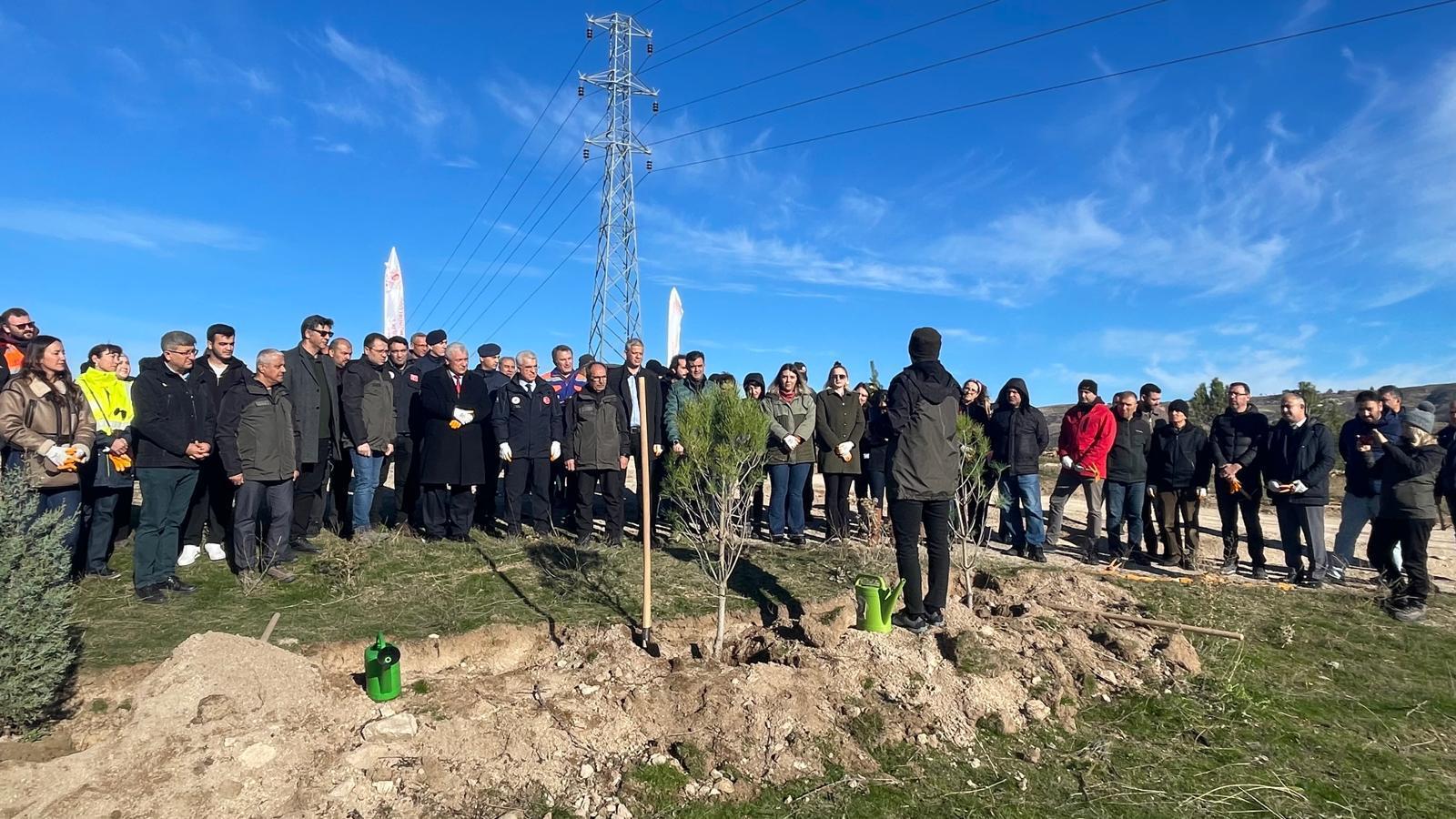 Çanakkale Orman Bölge Müdürlüğü'nün Destekleriyle Çevre Bilincini Artırma Amacıyla Yapılan Fidan Dikme Etkinliği