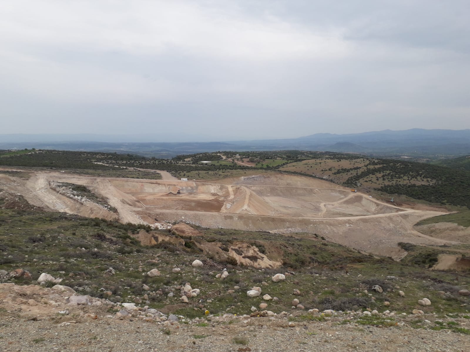 Çevreci Proje Troas Bölgesi Katı Atık Bertaraf Tesisi Çalışmaları Devam Ediyor