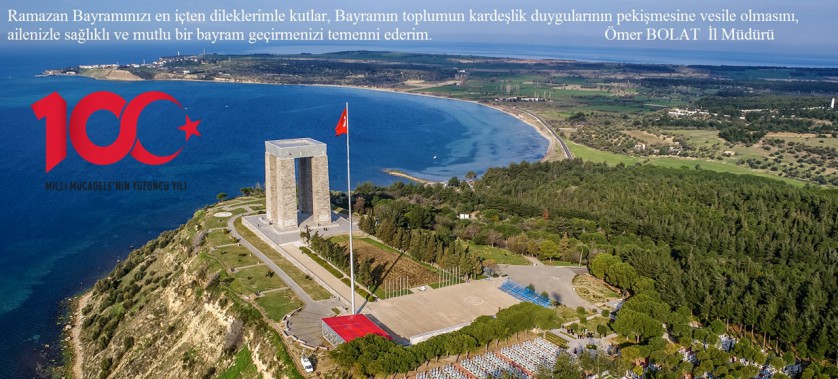 İl Müdürümüz Ömer BOLAT'ın Ramazan Bayramı Mesajı