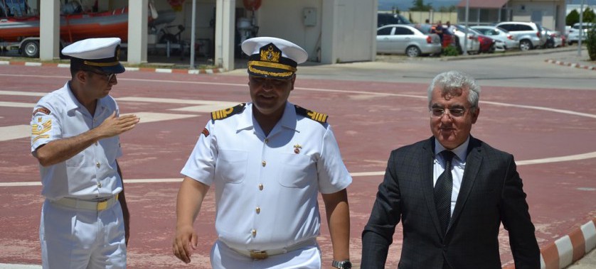 İl Müdürümüz Abdullah BORCA Çanakkale Sahil Güvenlik Batı Marmara Grup Komutanı Yarbay Orhan ÖĞRENCİ'yi Ziyaret Etti