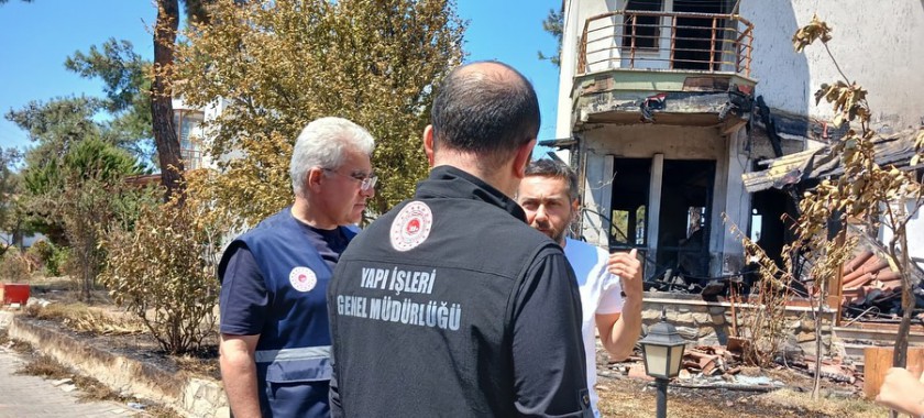 İlimiz Merkez Güzelyalı ve İntepe Mevkilerinde Meydana Gelen Yangının Ardından Hasar Tespit Çalışmaları Tamamlandı