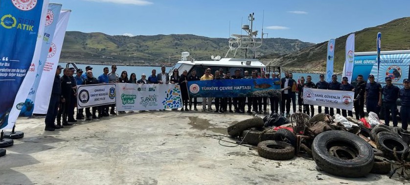 Türkiye Çevre Haftası Etkinlikleri Kapsamında Gökçeada Limanı’nda Deniz Dibi Temizliği Yapıldı