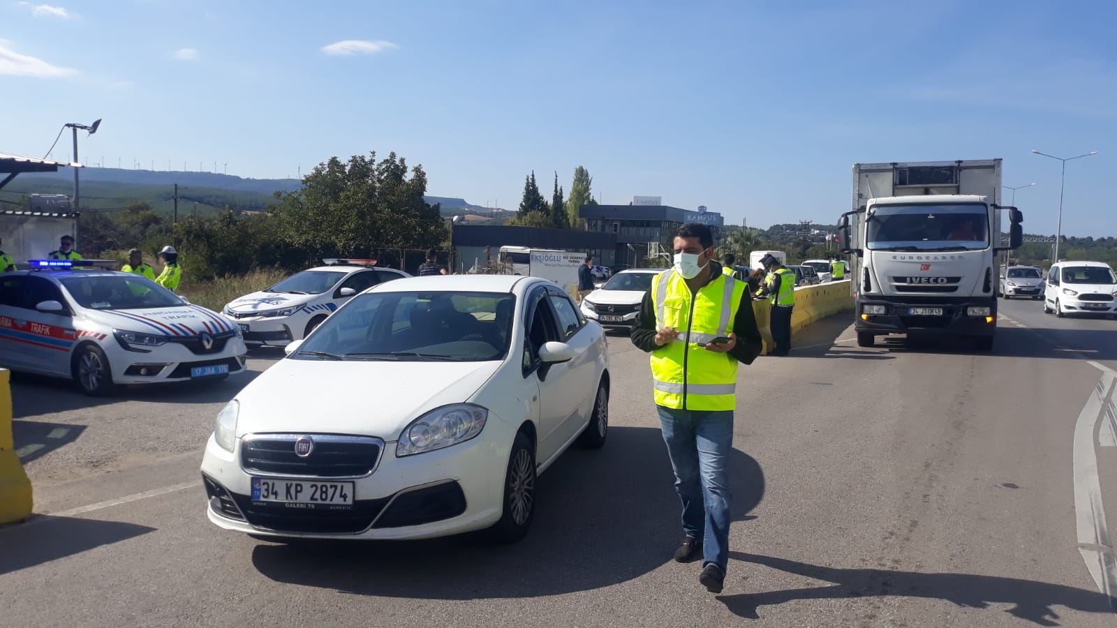 Egzoz Gazı Emisyon Ölçüm Denetimleri Yapıldı