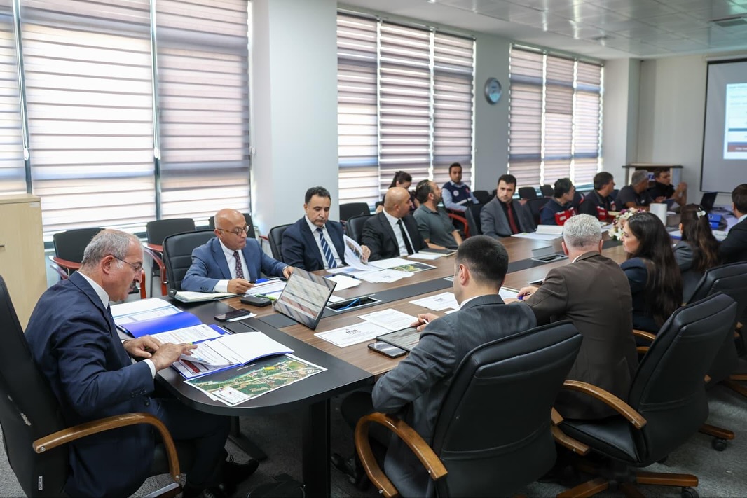 İl Afet ve Acil Durum Müdürlüğü'ndeki Değerlendirme Toplantısına Katılım Sağlandı