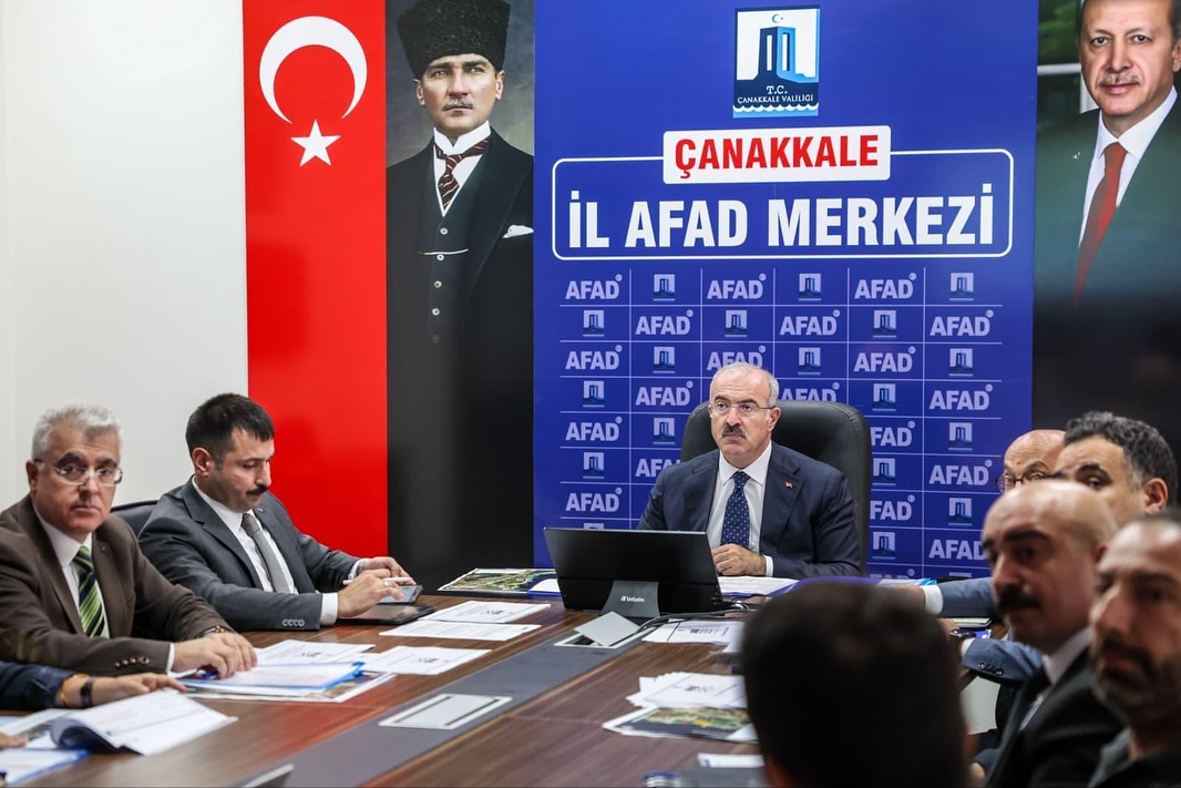 İl Afet ve Acil Durum Müdürlüğü'ndeki Değerlendirme Toplantısına Katılım Sağlandı