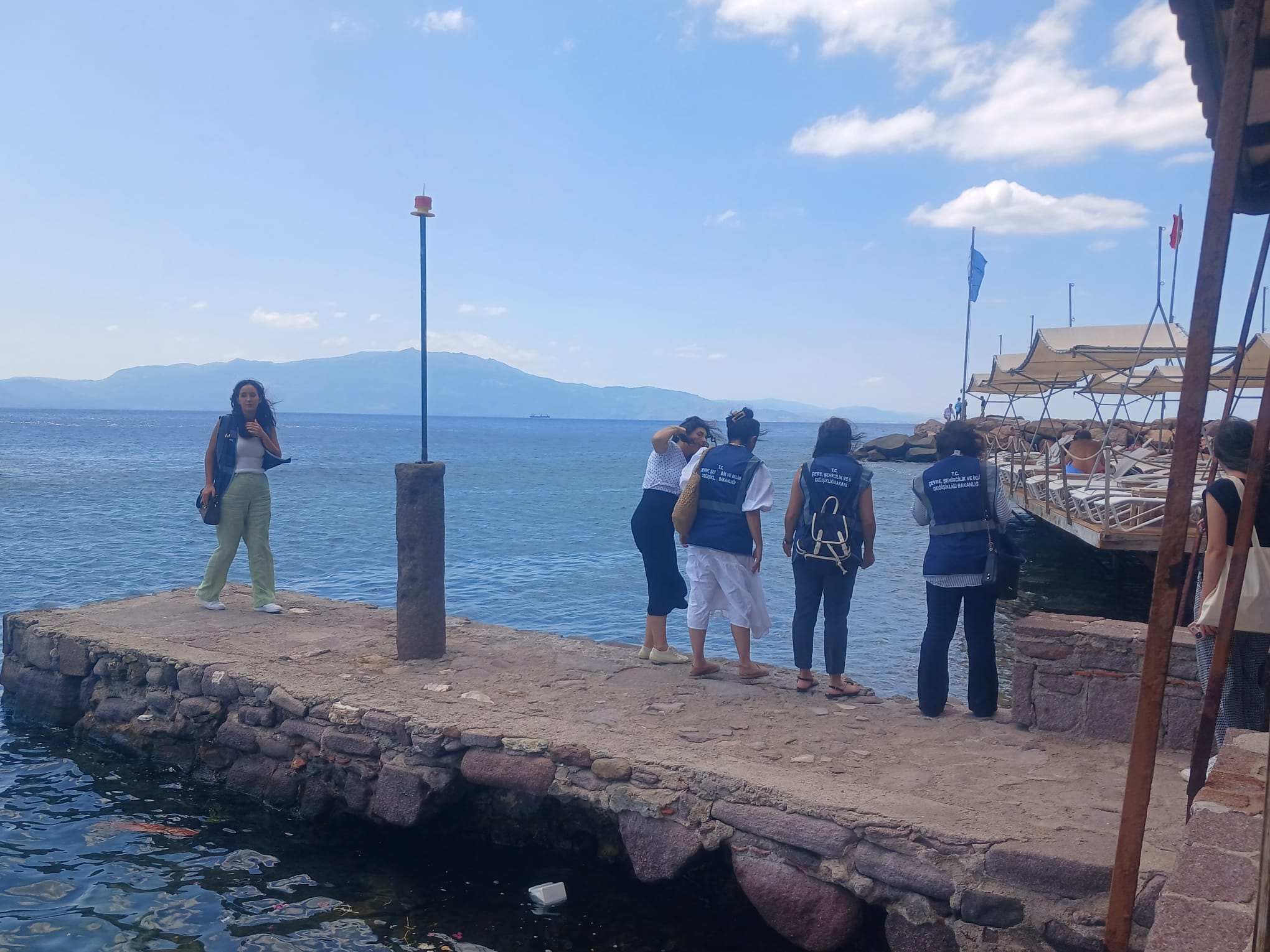 İl Müdürlüğümüz Çevre Yönetim ve Denetim Personelleri Tarafından Assos Bölgesinde Yer Alan Otellere Birleşik Denetim Gerçekleştirilmiş