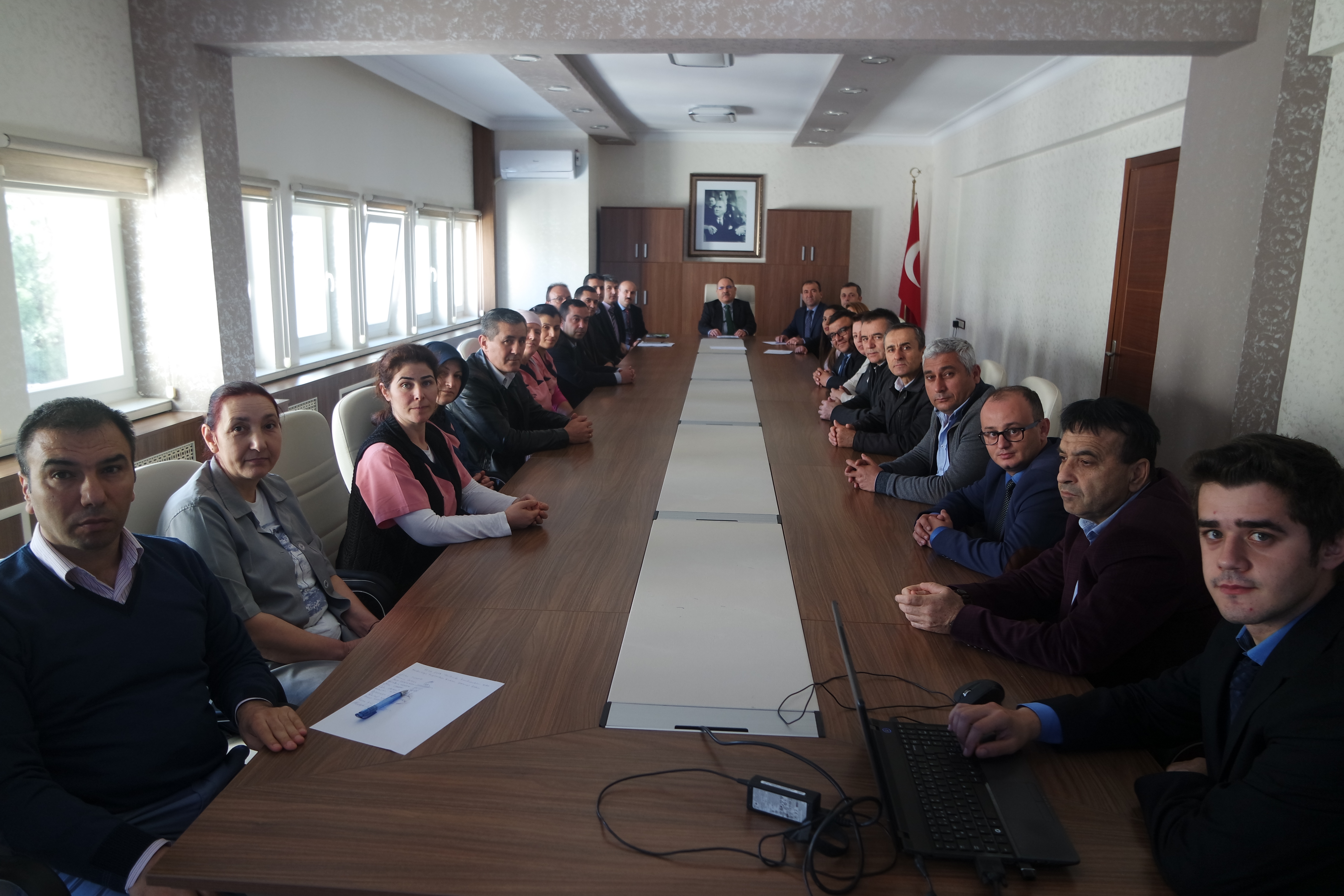 İl Müdürümüz Ömer BOLAT Görevine Başlayarak Şube Müdürlükleriyle Toplantı Düzenledi.