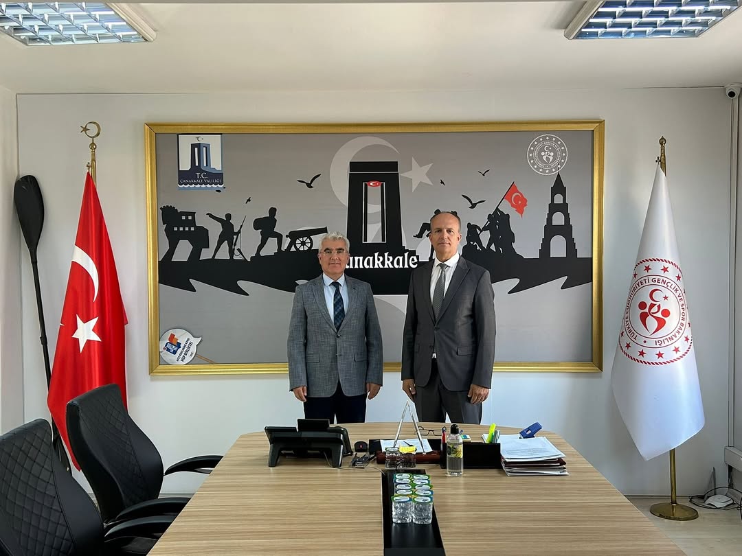 İl Müdürümüz Abdullah BORCA Çanakkale Gençlik ve Spor İl Müdürü Ömer KALKAN’ı Ziyaret Etti
