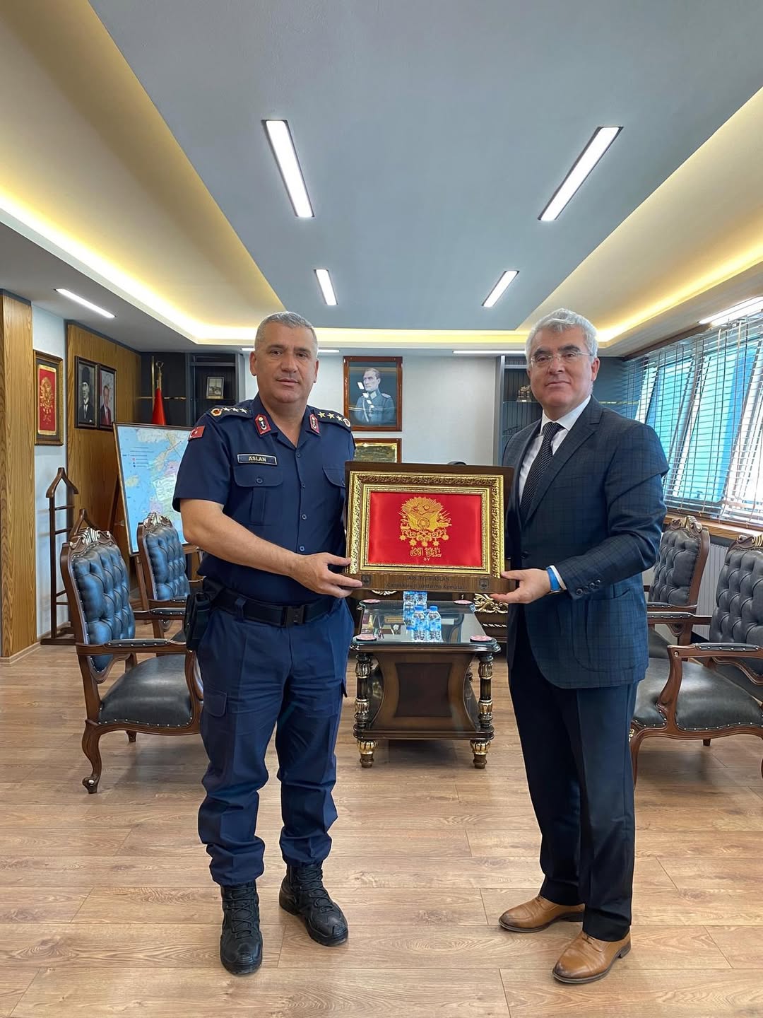 İl Müdürümüz Abdullah BORCA'dan İl Jandarma Komutanı Ersin ARSLAN'a Ziyaret