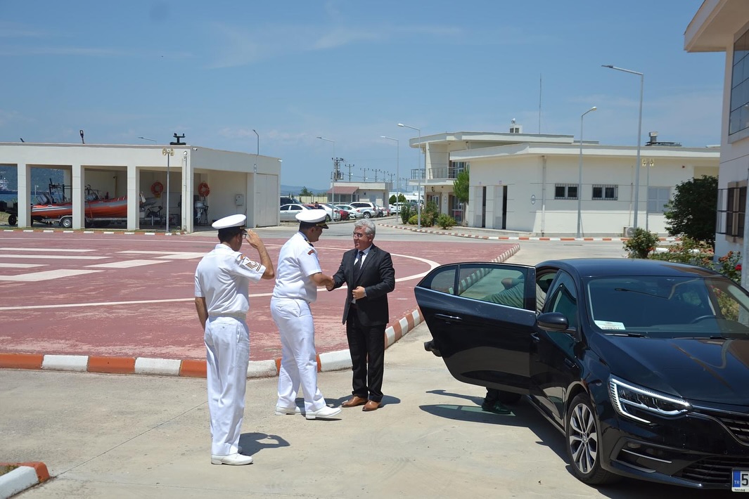 İl Müdürümüz Abdullah BORCA Çanakkale Sahil Güvenlik Batı Marmara Grup Komutanı Yarbay Orhan ÖĞRENCİ'yi Ziyaret Etti