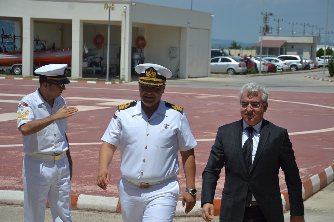 İl Müdürümüz Abdullah BORCA Çanakkale Sahil Güvenlik Batı Marmara Grup Komutanı Yarbay Orhan ÖĞRENCİ'yi Ziyaret Etti