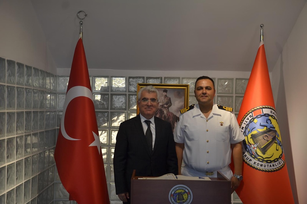 İl Müdürümüz Abdullah BORCA Çanakkale Sahil Güvenlik Batı Marmara Grup Komutanı Yarbay Orhan ÖĞRENCİ'yi Ziyaret Etti