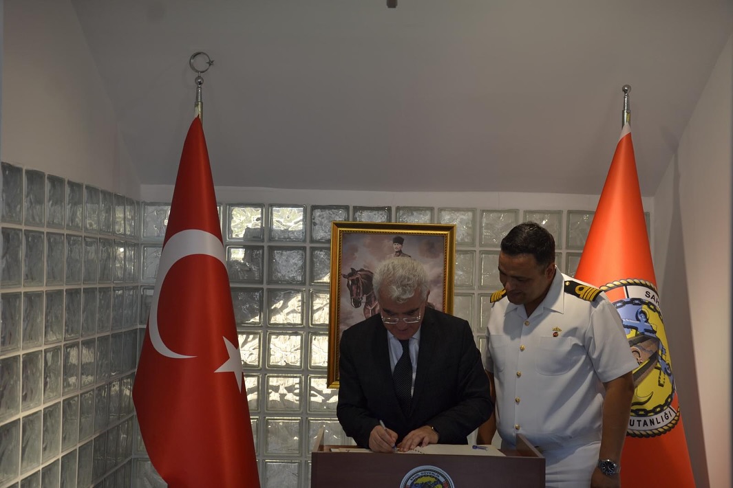 İl Müdürümüz Abdullah BORCA Çanakkale Sahil Güvenlik Batı Marmara Grup Komutanı Yarbay Orhan ÖĞRENCİ'yi Ziyaret Etti