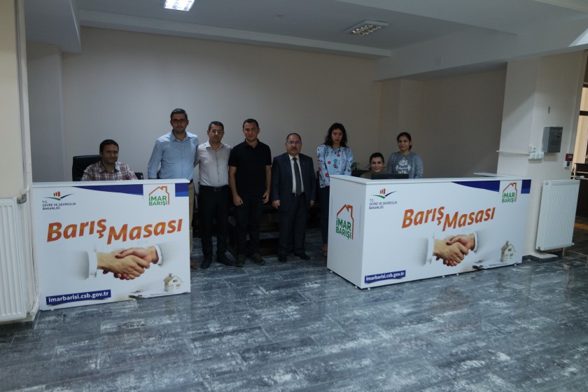 İmar Barışı Müracaat Masalarımız Hizmete Girdi.