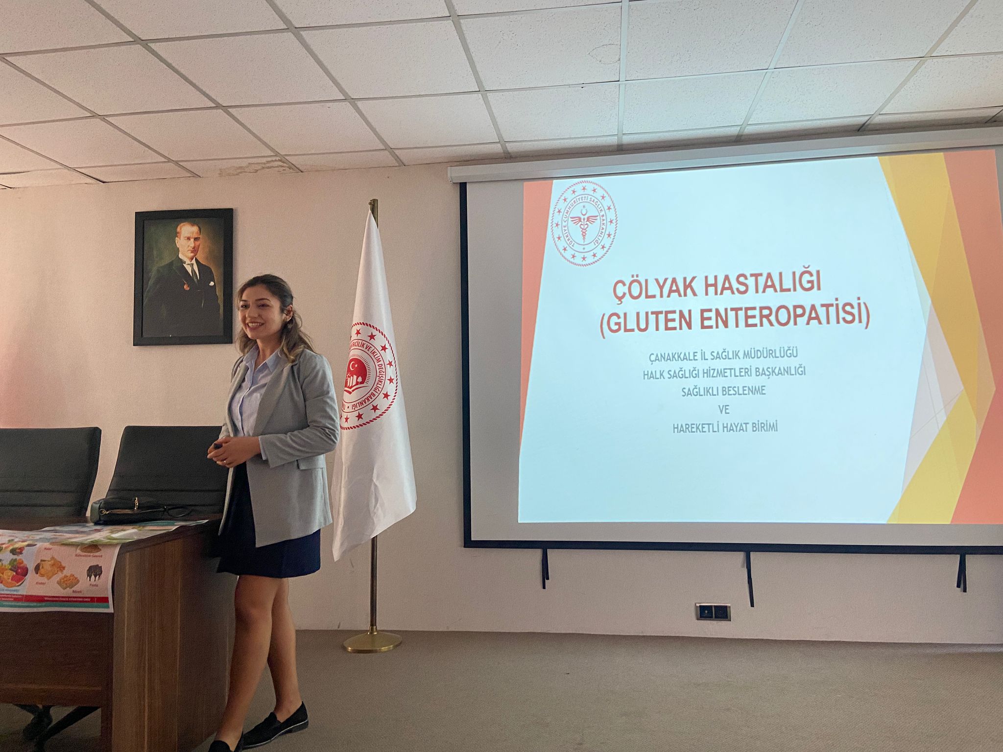 Müdürlüğümüz Personeline Çölyak ve Glutensiz Beslenme Hakkında Eğitim Verilmiştir