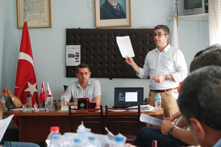Muhtarlar Derneğinde İmar Barışı Sunumu Yapıldı.