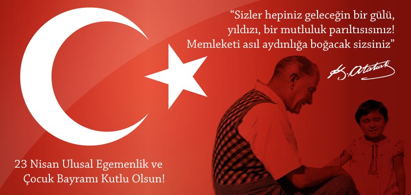 Türkiye Büyük Millet Meclisi’nin açılışının 98. yıldönümünü ve Ulusal Egemenlik ve Çocuk Bayramı’nı kutlarım. Ömer BOLAT İl Müdürü