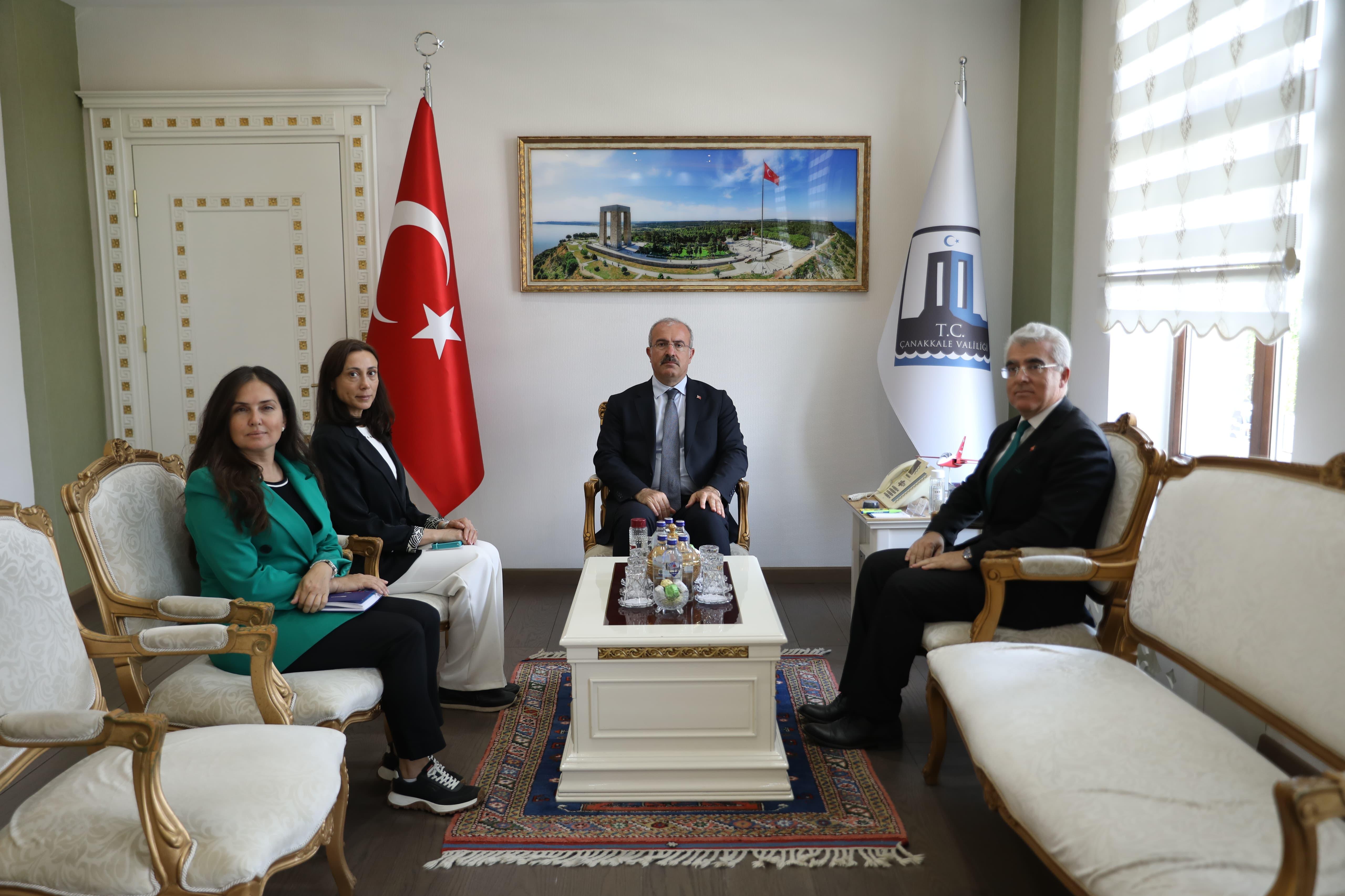 Türkiye Çevre Haftası Etkinlikleri Kapsamında Sayın Valimiz Doç. Dr. Ömer TORAMAN, Makamında Ziyaret Edildi