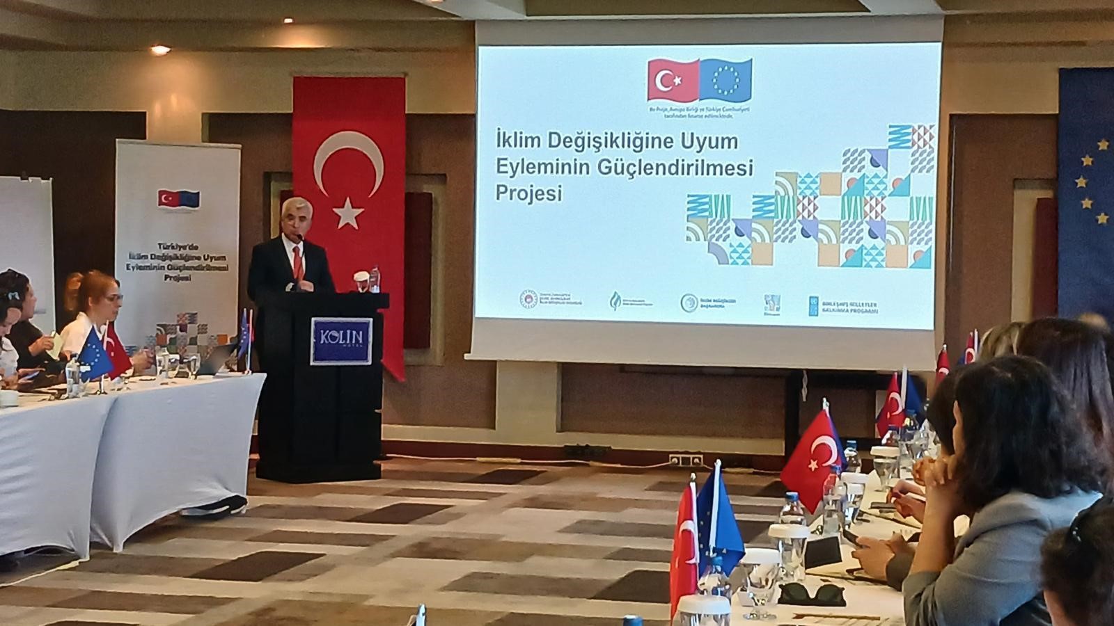 Türkiye’de İklim Değişikliğine Uyum Eyleminin Güçlendirilmesi Projesi Kapsamında Toplantıya Katılım Sağlanmıştır