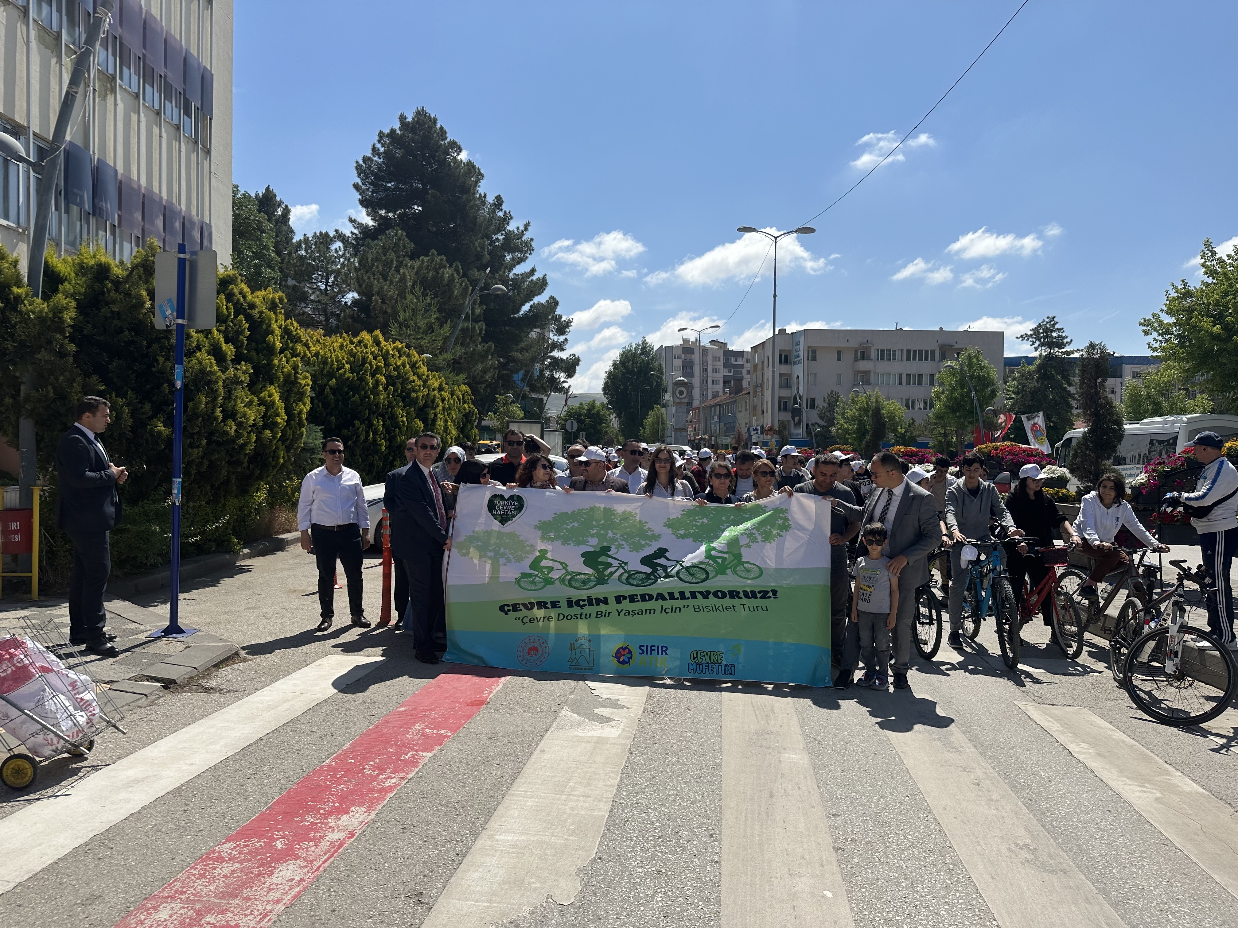 5 Haziran Çevre Haftası Kapsamında Şehir Merkezinde Bisiklet Turu Etkinliği Düzenlendi