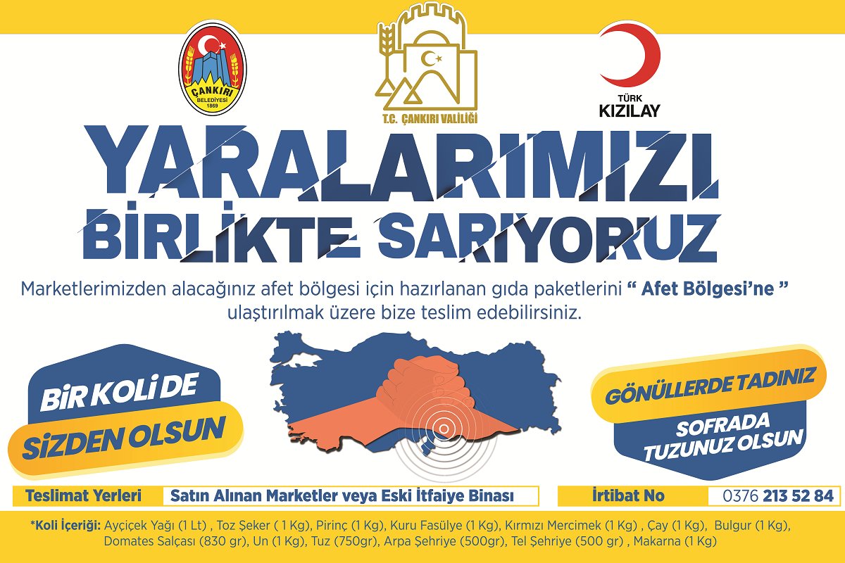 YARALARIMIZI BİRLİKTE SARIYORUZ