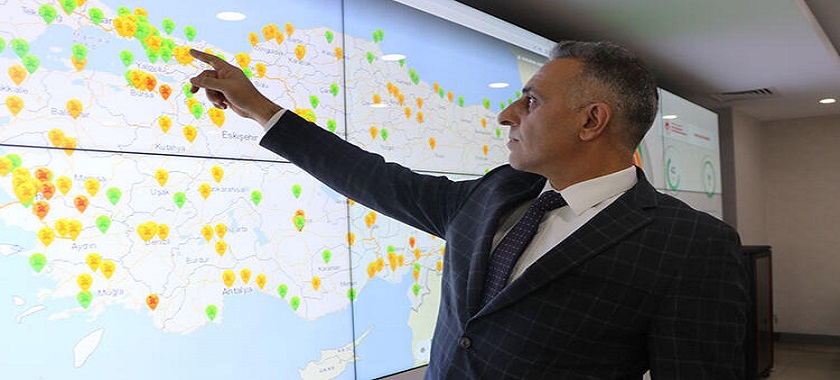 Türkiye'nin havası Ankara'dan izleniyor