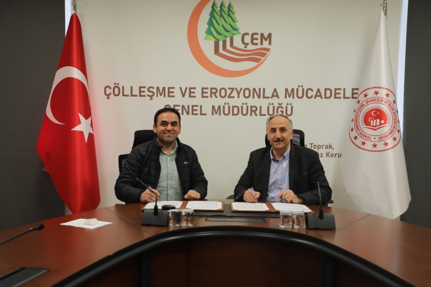 Arıtma Çamurunun Ağaçlandırma Çalışmalarında Kullanılmasına Yönelik Ar-Ge Projesinin Sözleşmesi İmzalandı