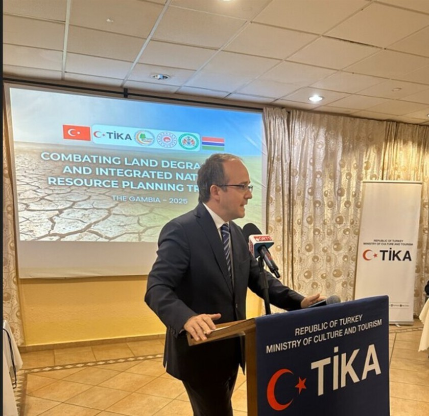Gambiya’da Düzenlenen “Arazi Bozulumuyla Mücadele ve Entegre Doğal Kaynak Planlaması” Kapasite Geliştirme Programı Tamamlandı