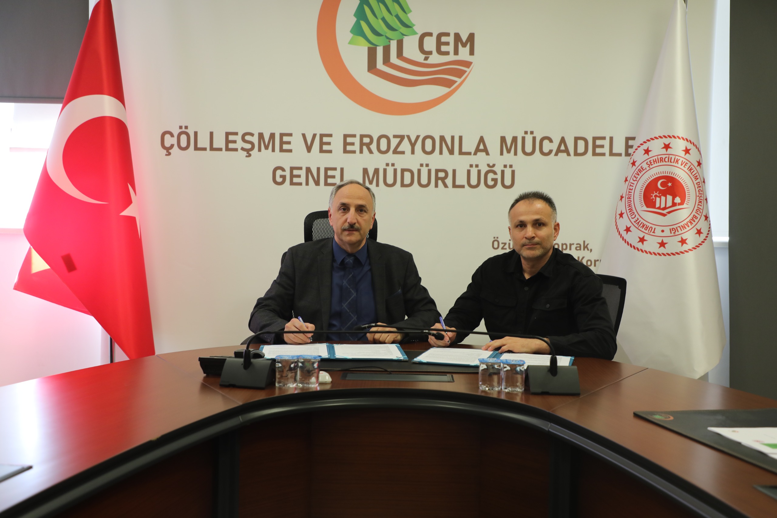 Konya İli ve Aksaray Üniversitesinde Erozyonla Mücadele Kapsamında Yeni Karbon Yutak Alanlarına Yönelik Sözleşmeler İmzalandı