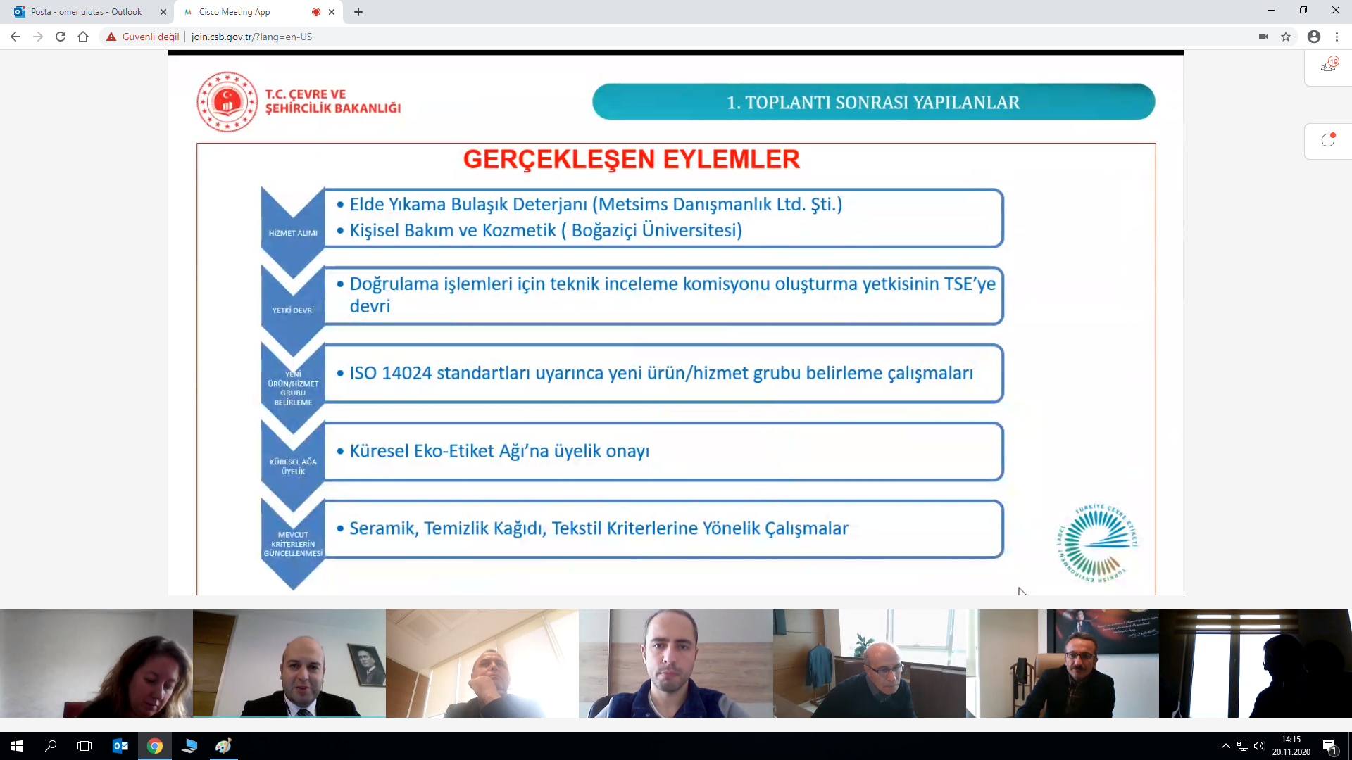 2nd Meeting of Environmental Label Board was realized.