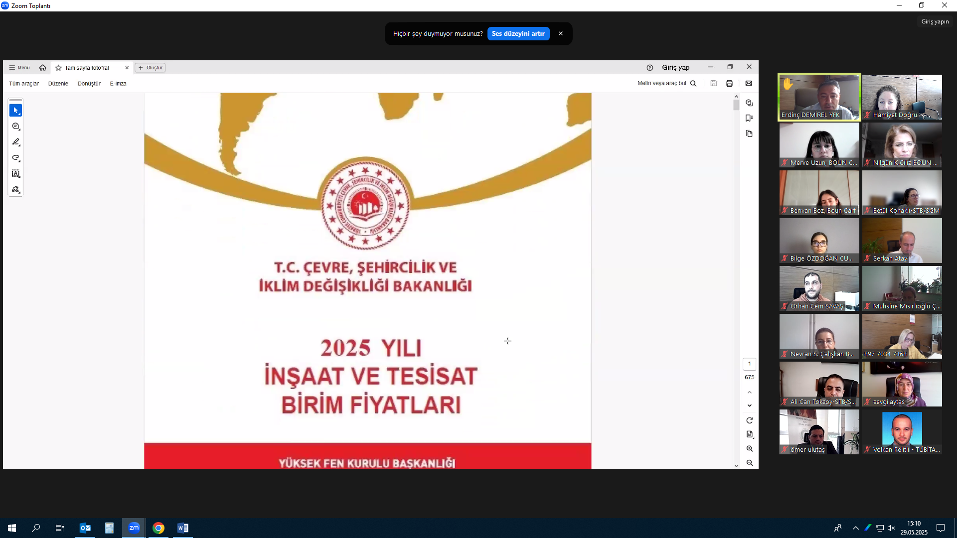 Çevre Etiketi Kurulu (2025-1) Toplantısı Gerçekleştirildi.