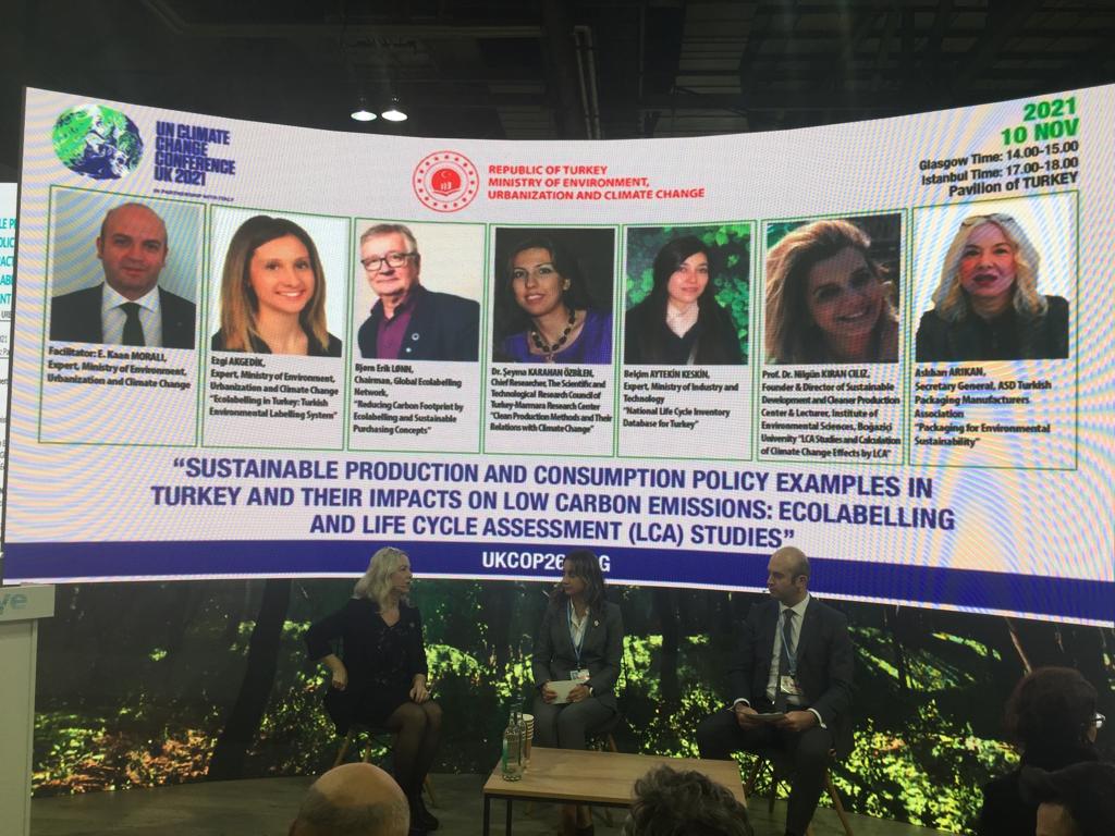 The Turkish Environmental Labelling System was introduced at the COP26 Side Event in Glasgow.