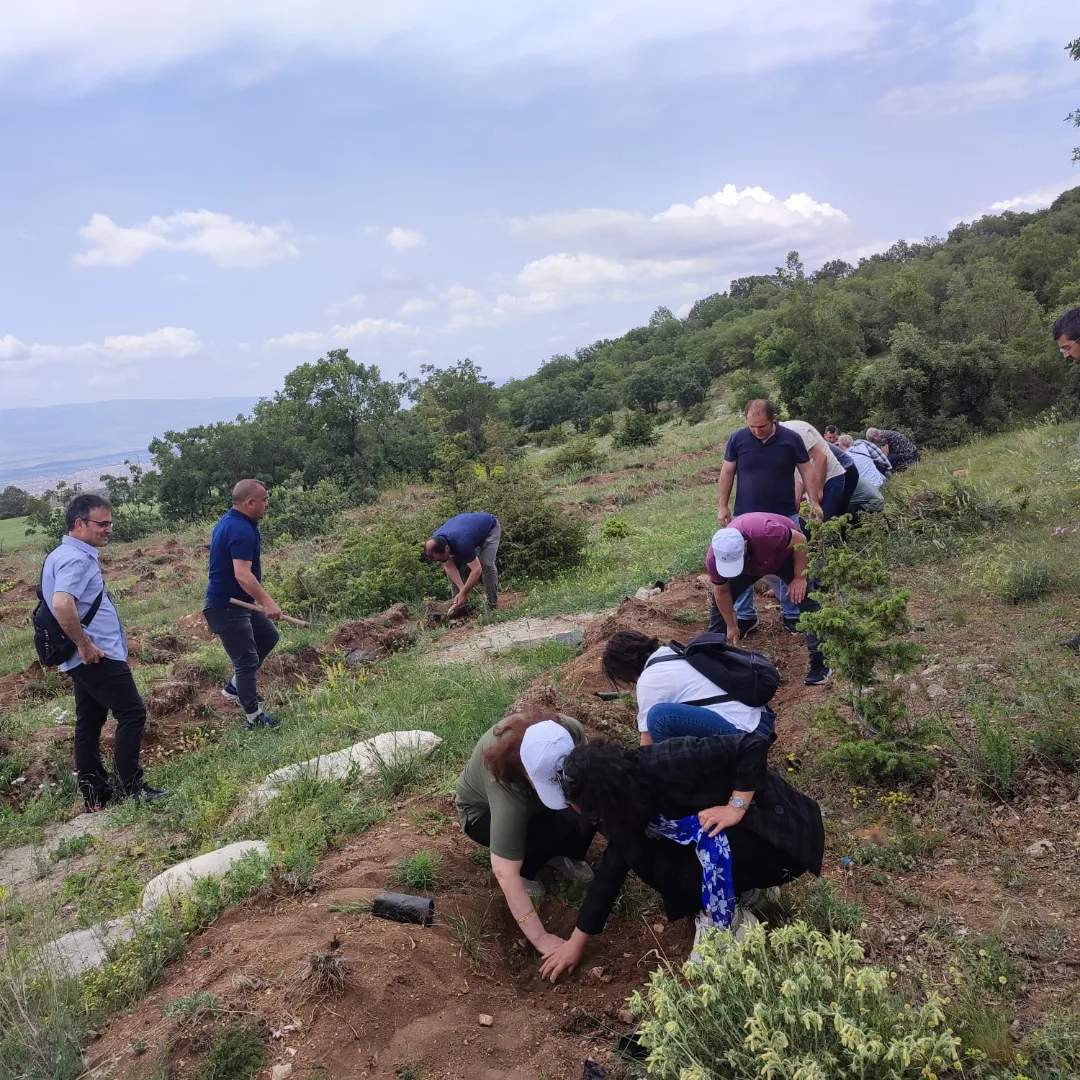 Çorum İl Müdürlüğü olarak 500 adet fidan dikimi gerçekleştirdik