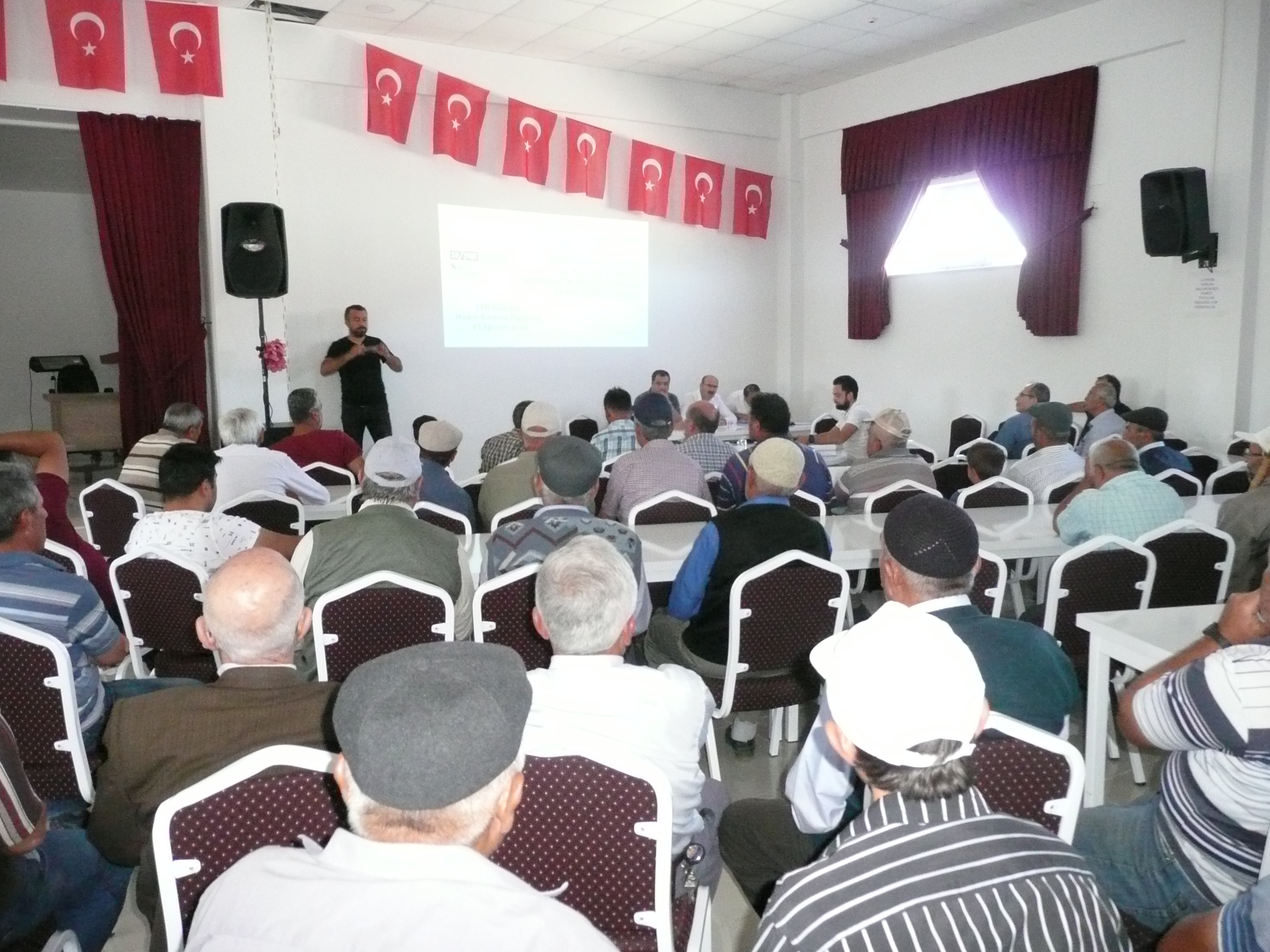 İlimiz Merkez İlçesi Düvenci Köyü Mevkinde DSİ 5. Bölge Müdürlüğü Tarafından Yapılması Planlanan Projeler İçin 15.08.2018 Tarihinde Halkın Katılım Toplantıları Yapıldı.