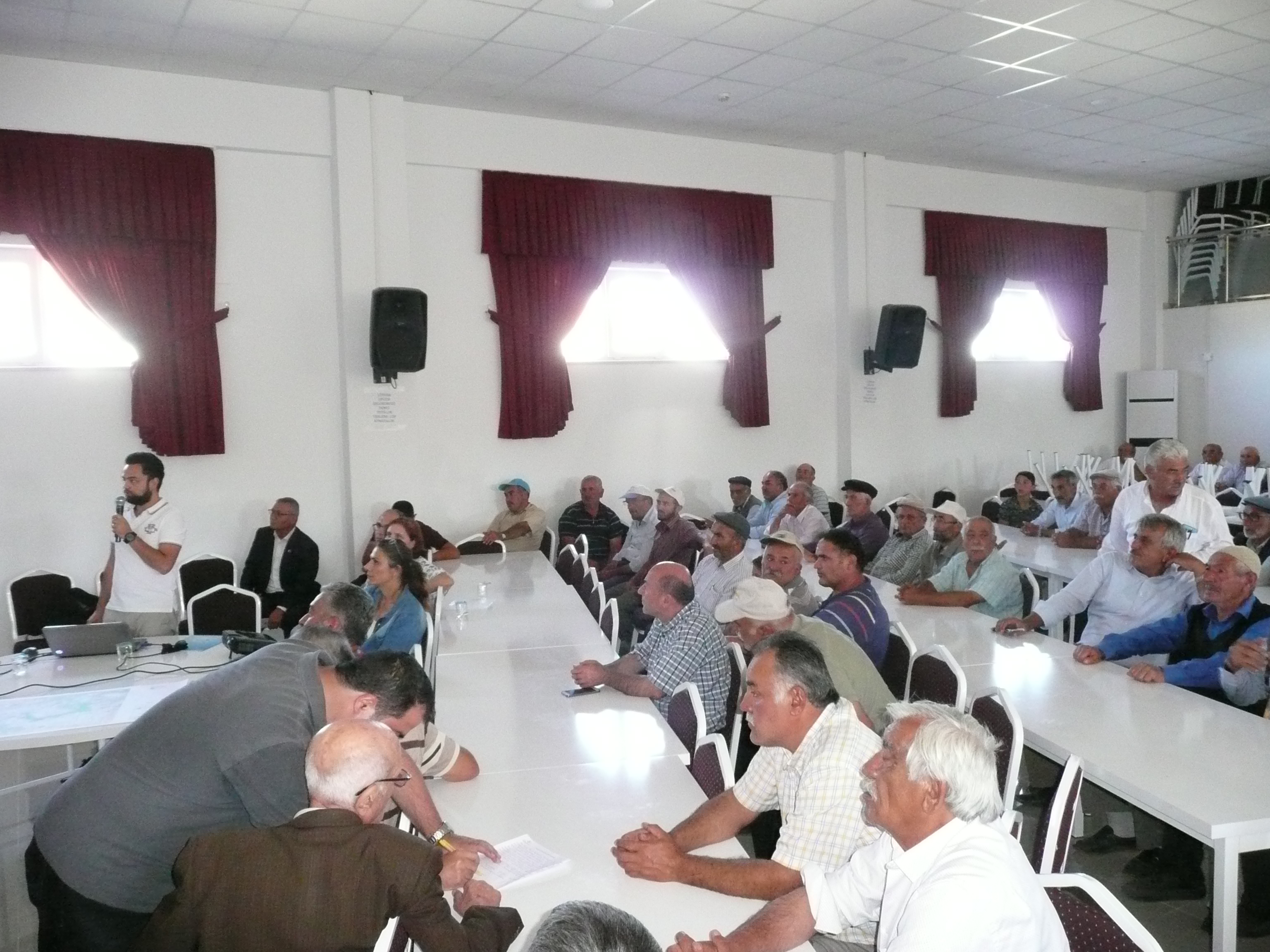 İlimiz Merkez İlçesi Düvenci Köyü Mevkinde DSİ 5. Bölge Müdürlüğü Tarafından Yapılması Planlanan Projeler İçin 15.08.2018 Tarihinde Halkın Katılım Toplantıları Yapıldı.