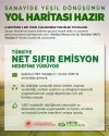 SANAYİDE YEŞİL DÖNÜŞÜMÜN YOL HARİTASI DEVREYE GİRİYOR