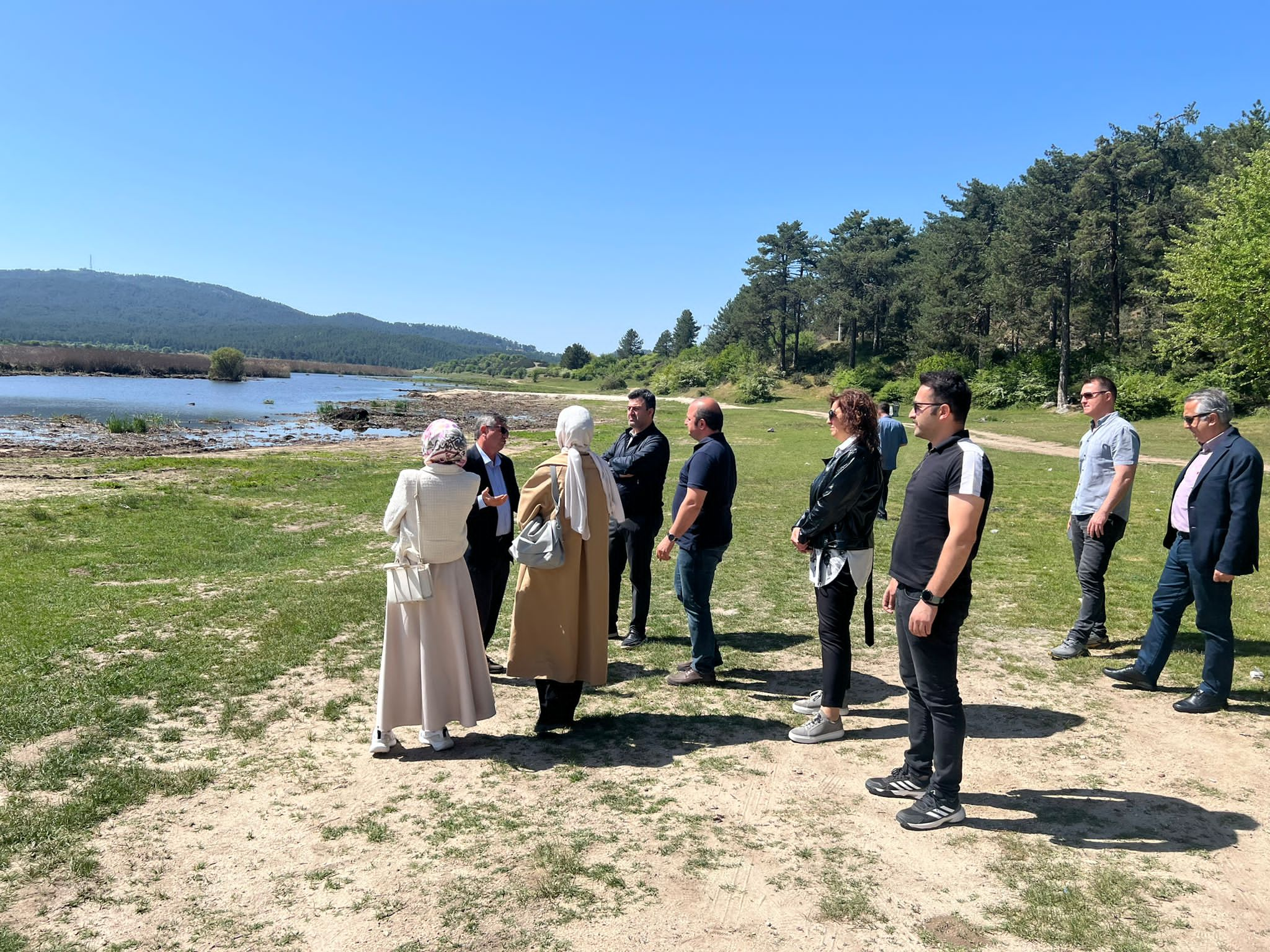 Buldan Yayla Gölünde Denizli TVK Bölge Komisyonu ve Denizli TVK Şube Müdürlüğü Tarafından  Yerinde İnceleme