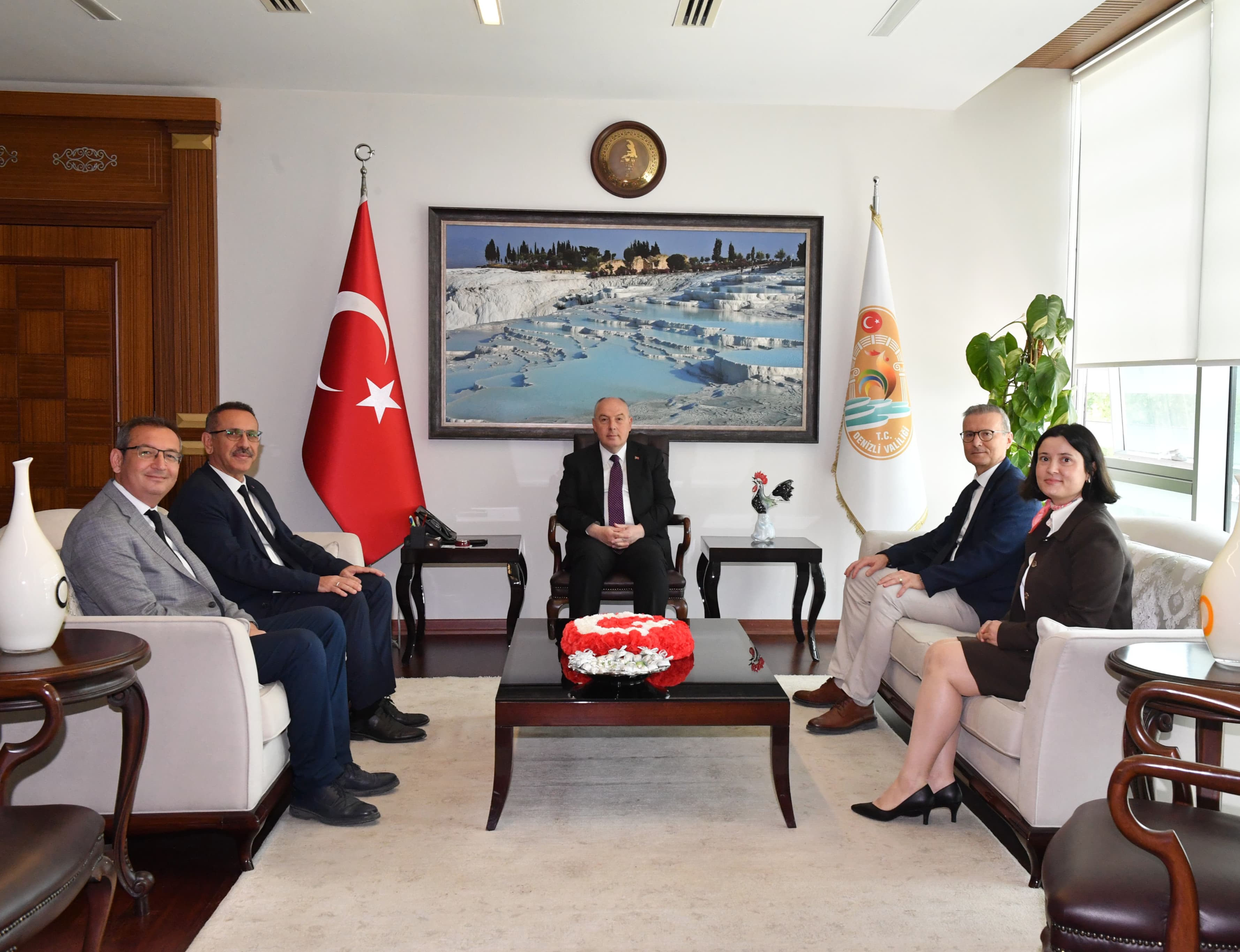 ÇEVRE HAFTASI KAPSAMINDA SAYIN VALİMİZE MAKAMINDA ZİYARET