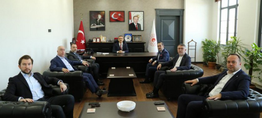 Denizli Sanayi Odası Yönetiminin Müdürlüğümüzü Ziyareti
