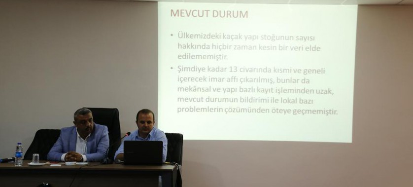 Müdürlüğümüzde İmar Barışı Konulu Toplantı