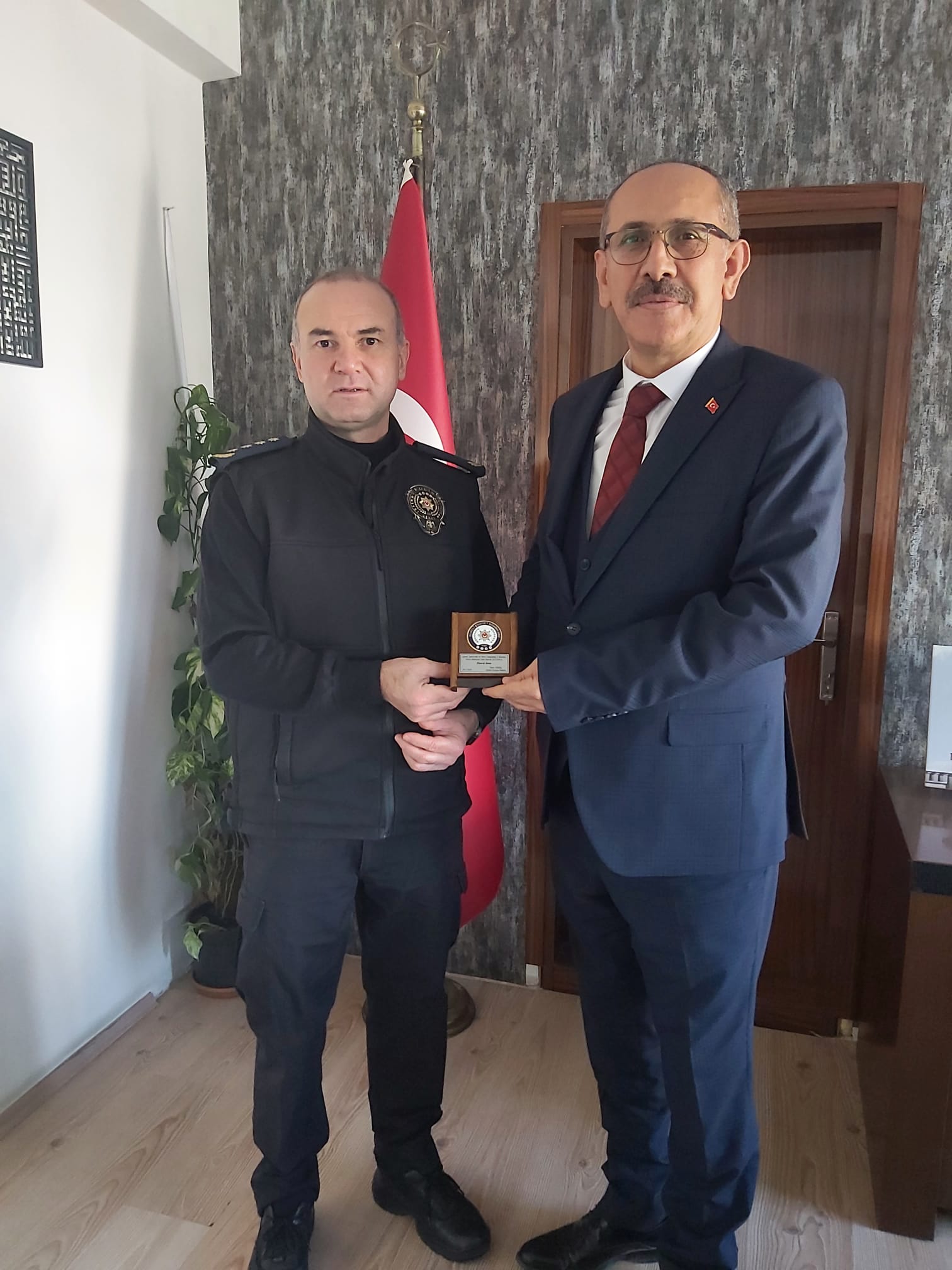 Denizli İl Emniyet  Müdürü Yavuz SAĞDIÇ ‘ın İl Müdürümüzü Ziyareti