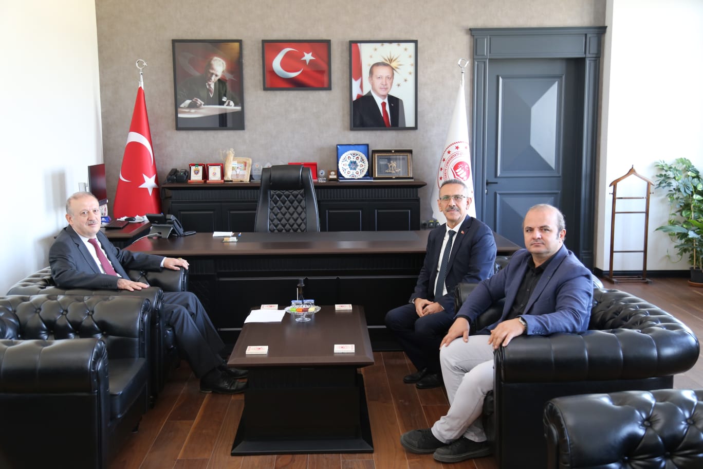 Merkezefendi Kaymakamının Müdürlüğümüzü Ziyareti