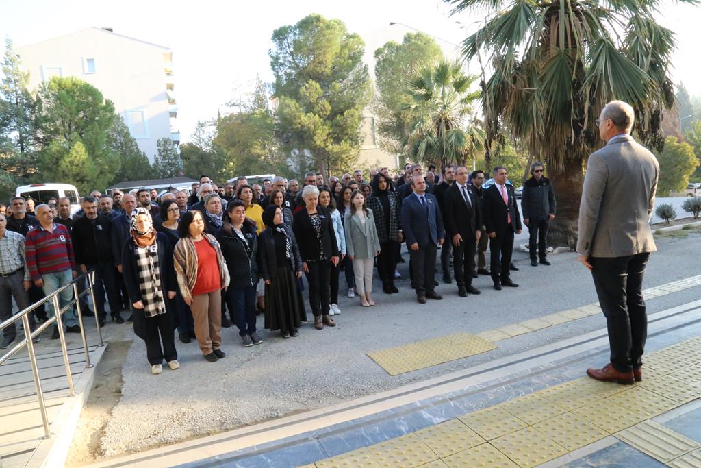 Müdürlüğümüzde 10 Kasım Atatürk'ü Anma Töreni