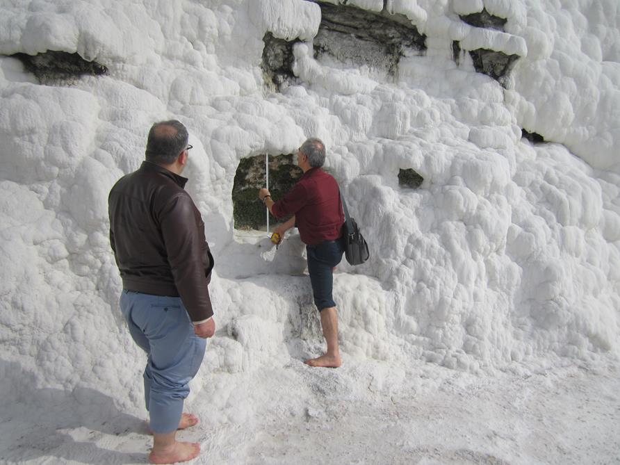 PAMUKKALE DOĞAL SİT ALANINDA DEPREM SONRASI İNCELEME