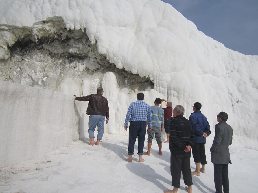 PAMUKKALE DOĞAL SİT ALANINDA DEPREM SONRASI İNCELEME