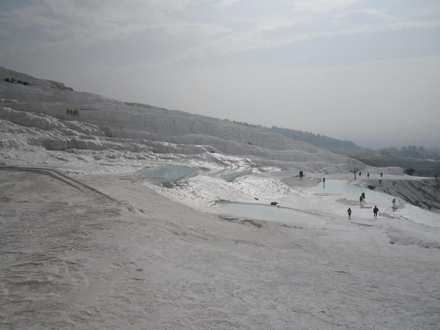 PAMUKKALE DOĞAL SİT ALANINDA  İNCELEMELER