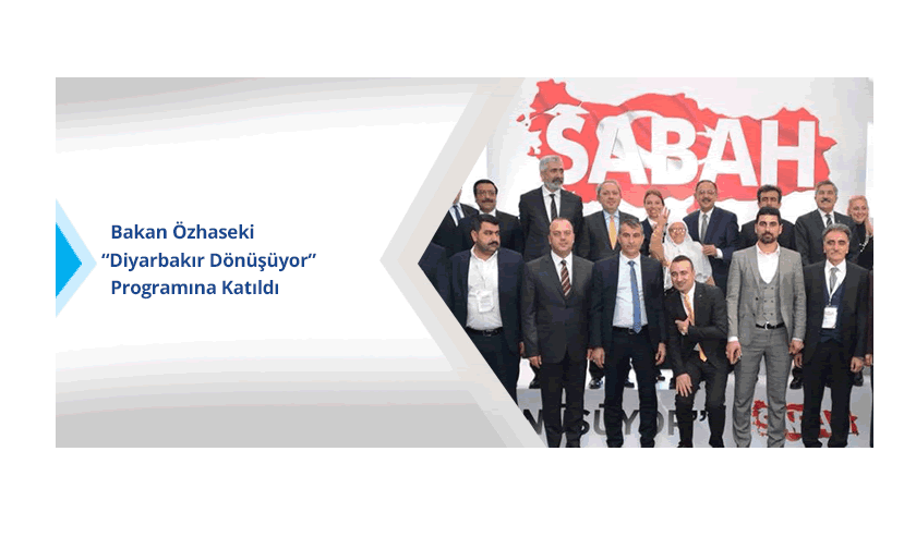 Bakan Özhaseki Diyarbakır Dönüşüyor Programına Katıldı