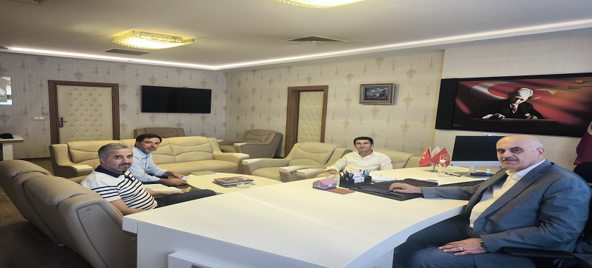 Bismil İlçesi, Tepe Kırsal Mahallesi Muhtarı Sayın Hüseyin ŞİMŞEK, İl Müdürlüğümüzü ziyaret etti.