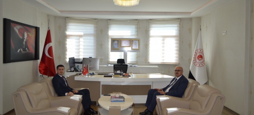 Çınar Kaymakamı Sn. Zikrullah  ERDOĞAN İl Müdürlüğümüze ziyarette bulundular