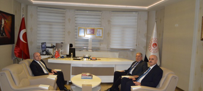 Çüngüş Kaymakamı Sn. Metin BASKIN ve Çüngüş Belediye Başkanı Sn. Ali Suat AKMEŞE, İl Müdürlüğümüze ziyarette…